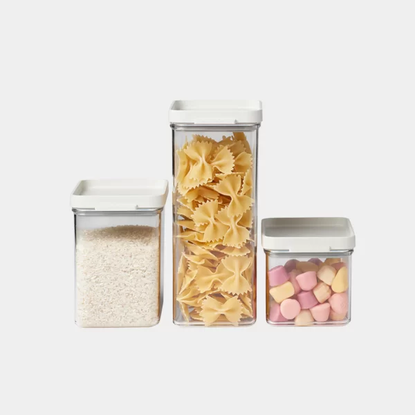 Set of 3 Gcgirl Storage Container - Nordic White